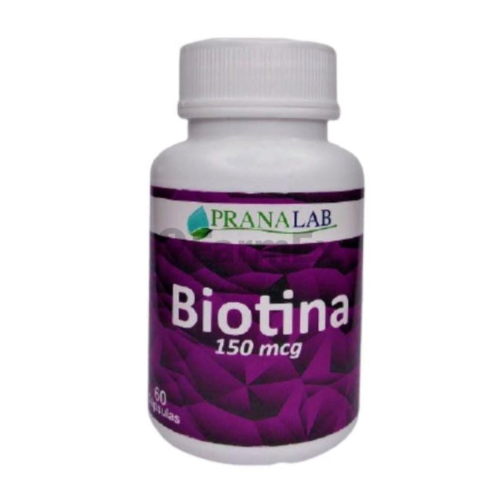 Biotina 150 mcg x 60 cápsulas Farmex-Pluxee-Persistente